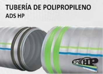 Tubo de polipropileno Tubería de PPL de 12" a 30" de doble pared y 30" a 60" de triple pared. / Campana reforzada, extendida y con doble banda de cerámica. / Doble empaque en espiga. / Coeficiente de manning 0.010 / Rigidez minima de 46 PSI / Longitud estandar de 6 metros. / Alta resistencia al impacto, felxibilidad, resistencia a la abrasión, resistencia quimica y durabilidad. / Fácil de maniobrar.